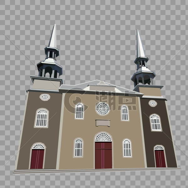 加拿大教堂图片素材免费下载