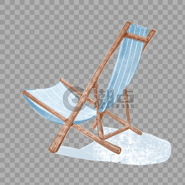 夏日沙滩椅图片素材免费下载