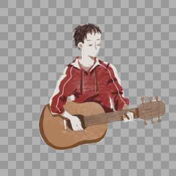 弹吉他的男生图片素材免费下载