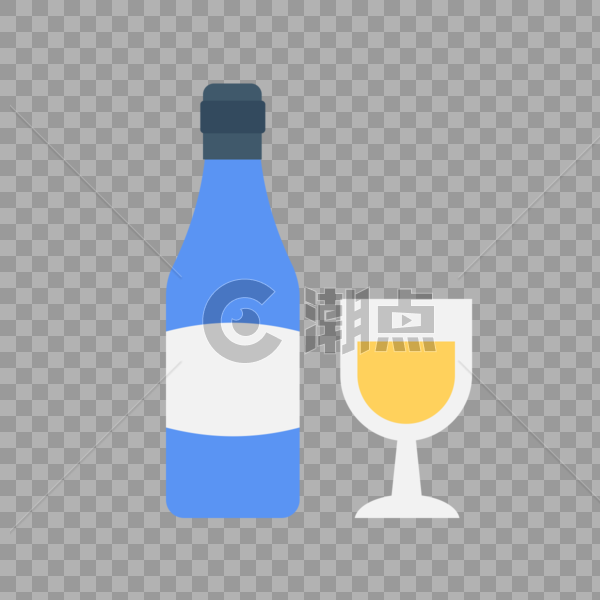 酒水酒杯图标免抠矢量插画素材图片素材免费下载