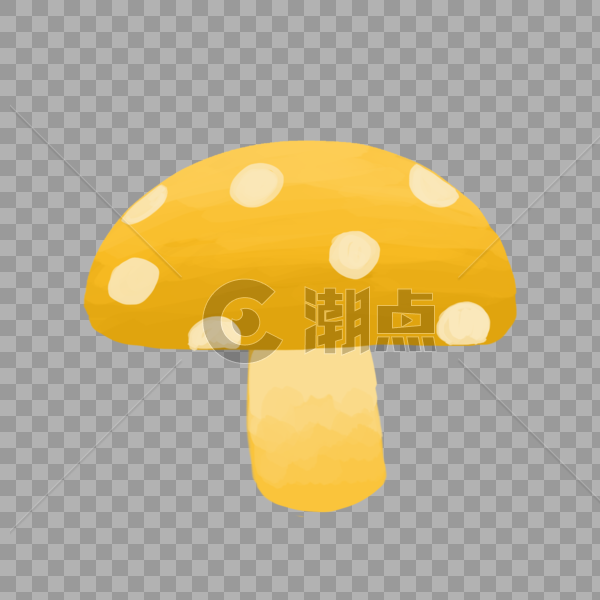 黄色蘑菇图片素材免费下载