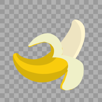 撕开的香蕉图片素材免费下载