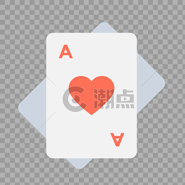 扑克牌红桃图标免抠矢量插画素材设计元素1100*1100图片素材免费下载-编号482204-潮点视频