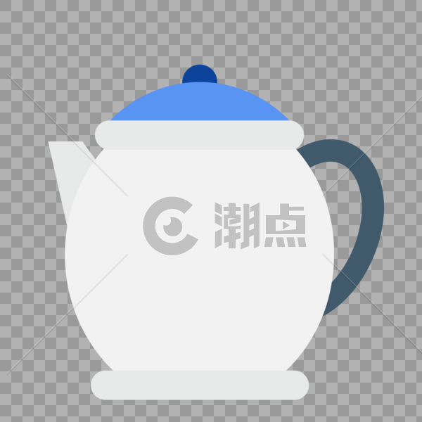 茶壶图标免抠矢量插画素材图片素材免费下载