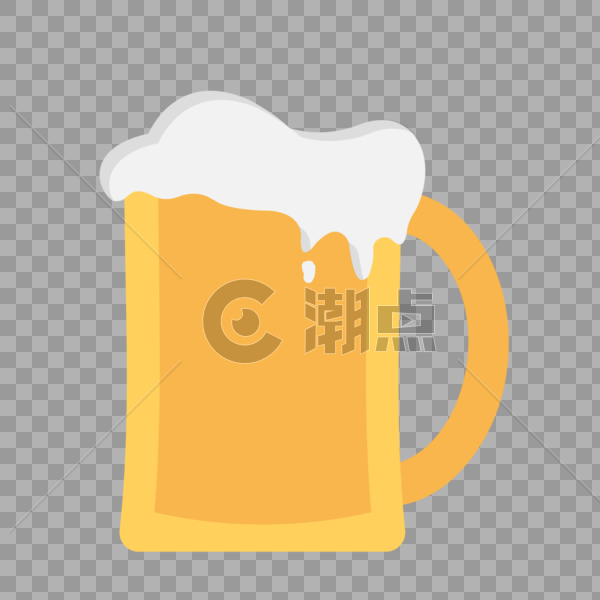 啤酒图标免抠矢量插画素材图片素材免费下载