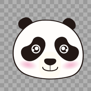 熊猫萌表情包图片素材免费下载