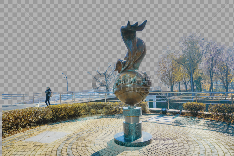 乌克兰基辅城市雕塑图片素材免费下载
