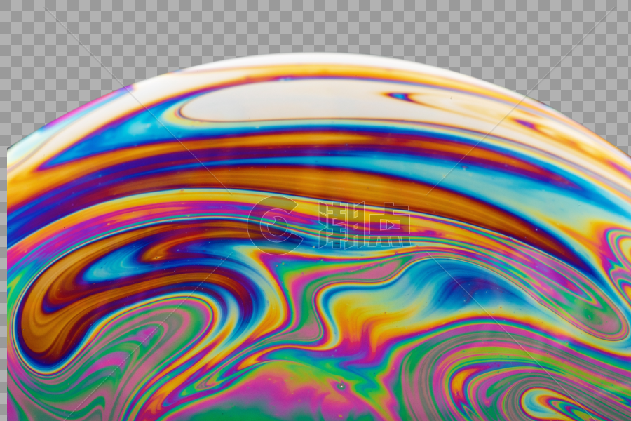 彩色的肥皂泡泡图片素材免费下载