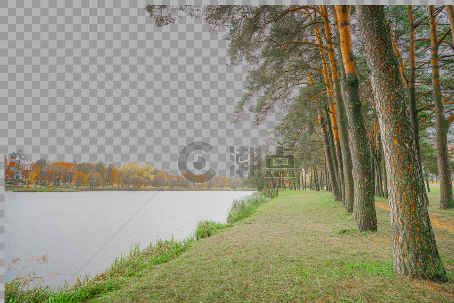 白俄罗斯米尔湖畔图片素材免费下载