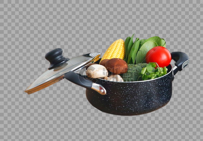平底锅内的蔬菜图片素材免费下载