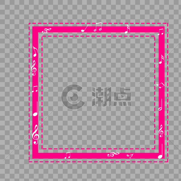音符装饰边框设计元素00 00图片素材免费下载 编号4792 潮点视频