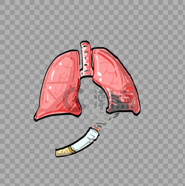 被污染的肺图片素材免费下载