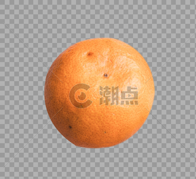 一个橘子图片素材免费下载