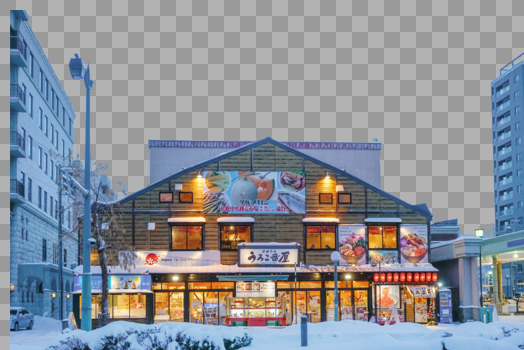 日本雪景图片素材免费下载