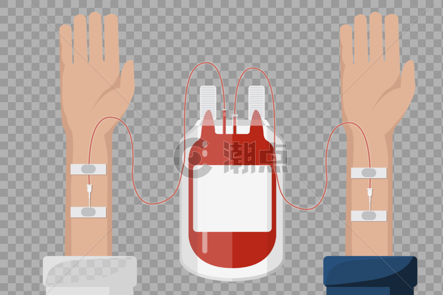 献血中的手臂图片素材免费下载