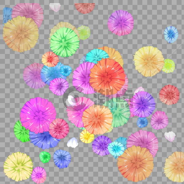 七色花设计元素00 00图片素材免费下载 编号4945 潮点视频