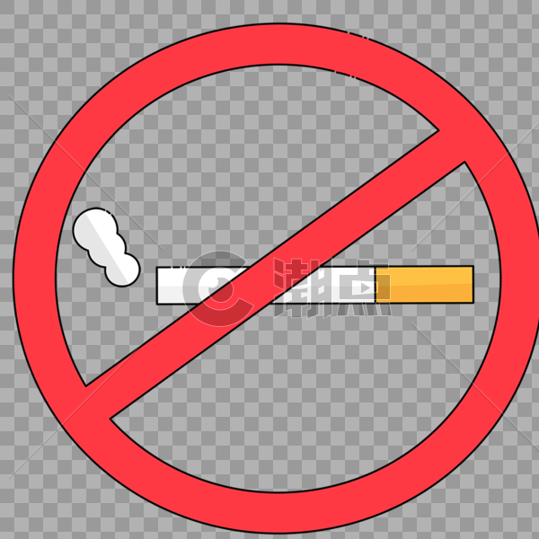 禁止吸烟标志图片素材免费下载