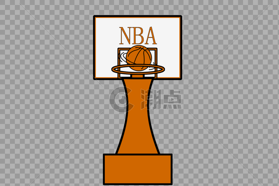 NBA篮球总决赛篮球框架元素图片素材免费下载