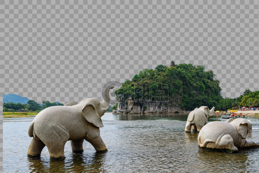 桂林象山公园图片素材免费下载