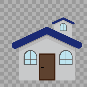 AI矢量图别墅小房子图片素材免费下载