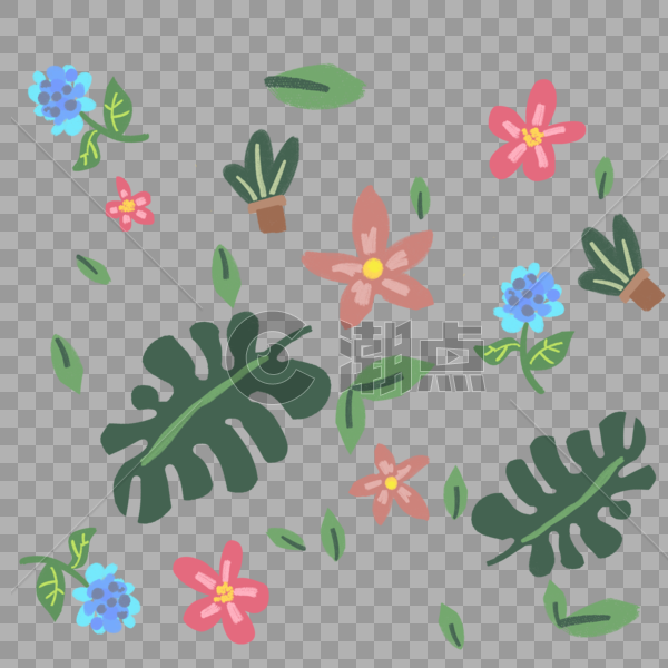 植物花卉底纹图片素材免费下载