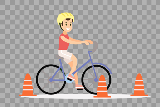 练习过自行车障碍的男生图片素材免费下载