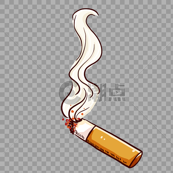 点燃的香烟图片素材免费下载