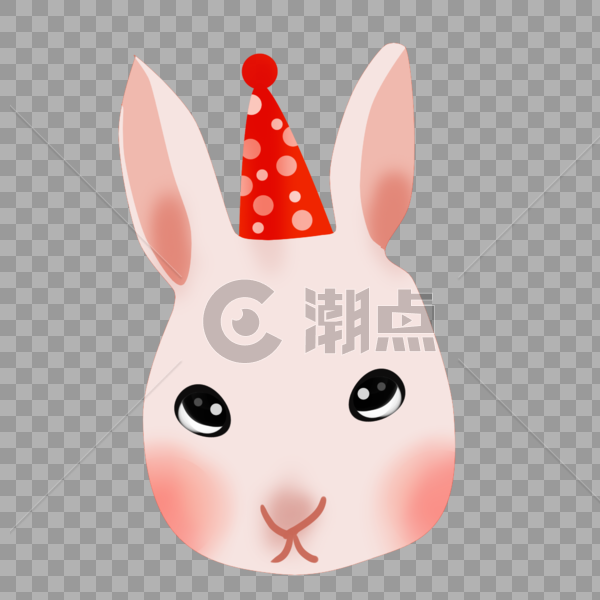兔子面具图片素材免费下载