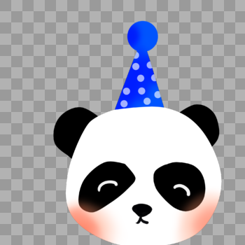 熊猫面具图片素材免费下载
