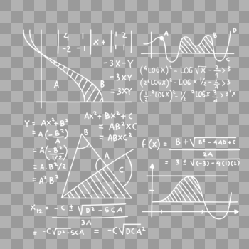 矢量数学公式图片素材免费下载
