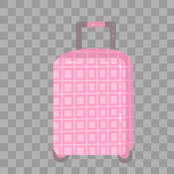 粉色漂亮行李箱图片素材免费下载