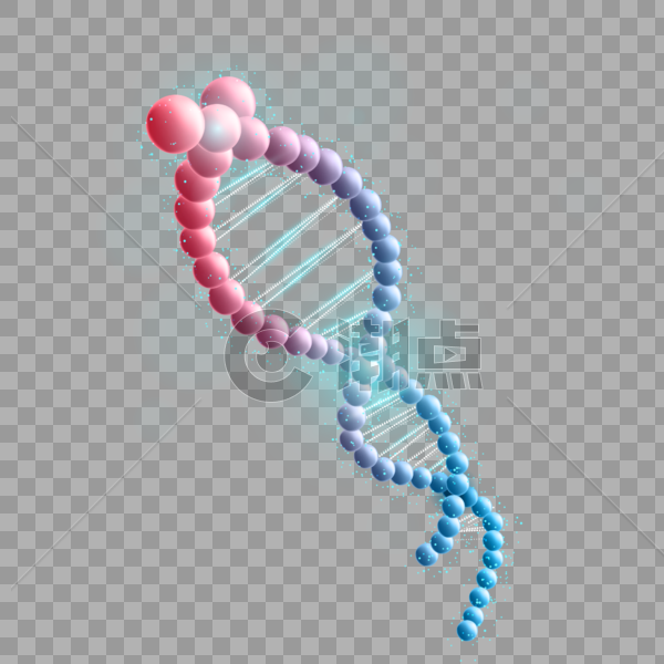 彩色DNA图片素材免费下载
