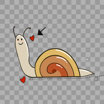 可爱蜗牛图片素材免费下载