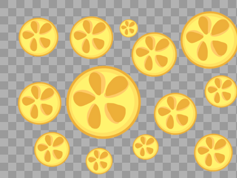 柠檬水果底纹图片素材免费下载