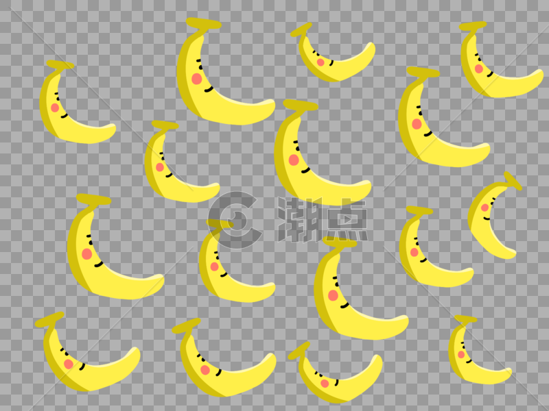 香蕉水果底纹素材图片素材免费下载