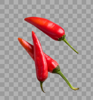 三个红色辣椒图片素材免费下载