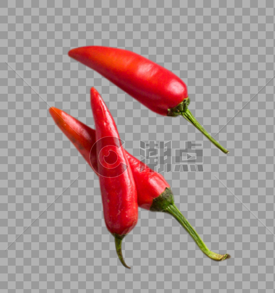 三个红色辣椒图片素材免费下载