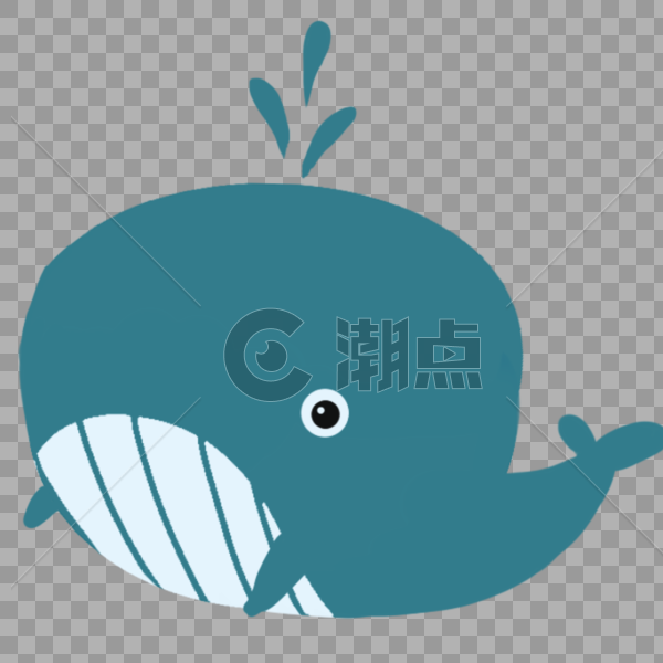 手绘世界海洋日鲸鱼插画创意图片素材免费下载