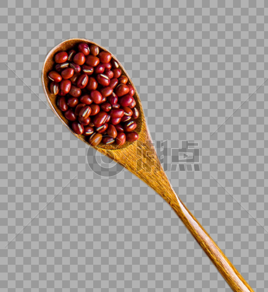 一勺子红豆图片素材免费下载