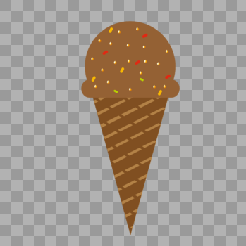 AI夏天冰淇淋矢量元素图片素材免费下载
