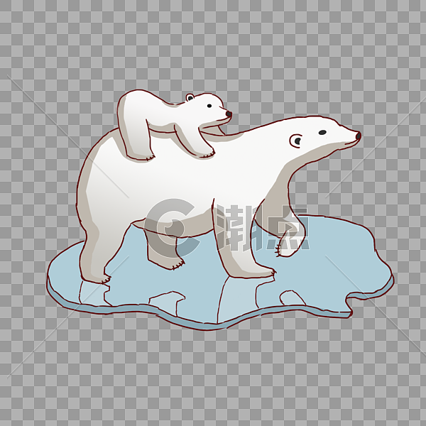世界海洋日北极熊图片素材免费下载