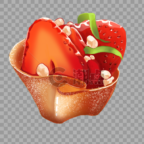 草莓甜点图片素材免费下载