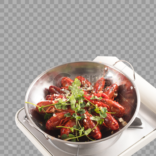 美味的蒜蓉小龙虾图片素材免费下载