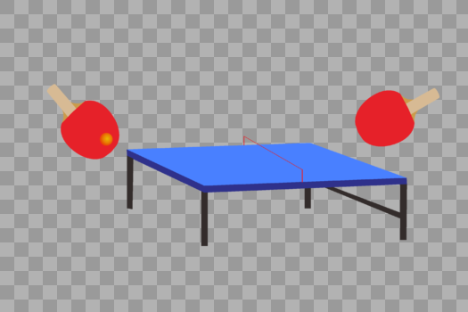 乒乓球球桌图片素材免费下载