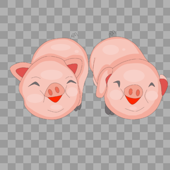 呆萌可爱的小猪猪图片素材免费下载