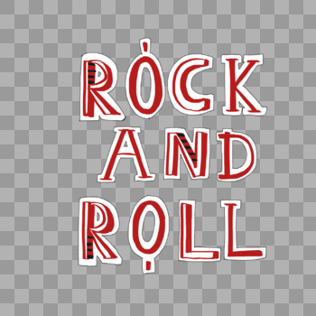 摇滚音乐字体图片素材免费下载