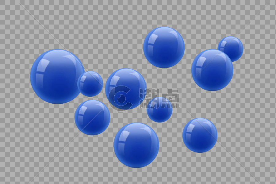 绘制玻璃球元素图片素材免费下载