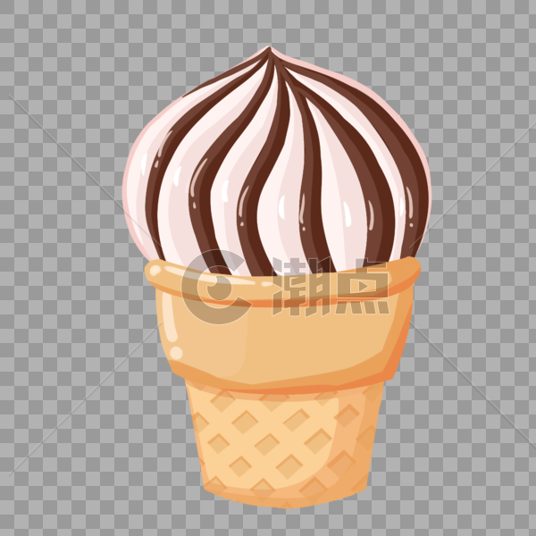夏日甜筒冰淇淋图片素材免费下载