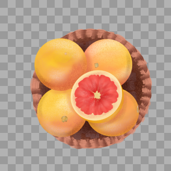 甜美营养水果竹筐红橙图片素材免费下载
