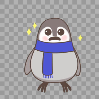 围围巾企鹅图片素材免费下载
